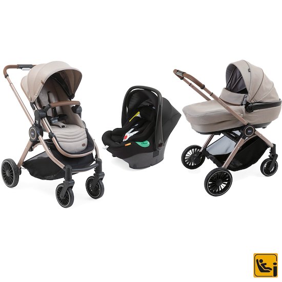 Poussette Trio Best Friend Pro Comfort  Desert Taupe  de Chicco