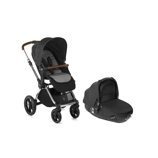 Pack Poussette Beezy + Siège auto Aton S2 i-Size Moon Black de CYBEX, Packs  poussettes : Aubert