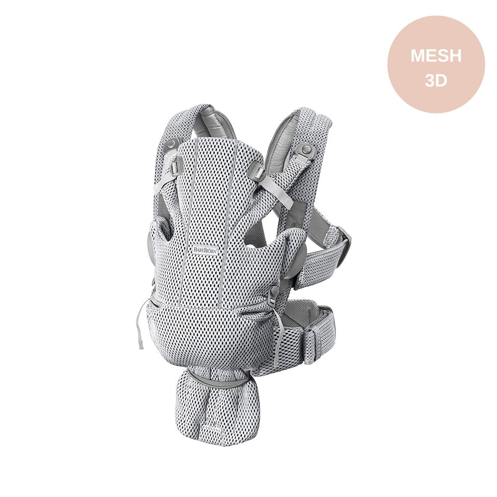 Porte Bebe Move Gris Mesh 3d De Babybjorn Porte Bebe Ventral Aubert