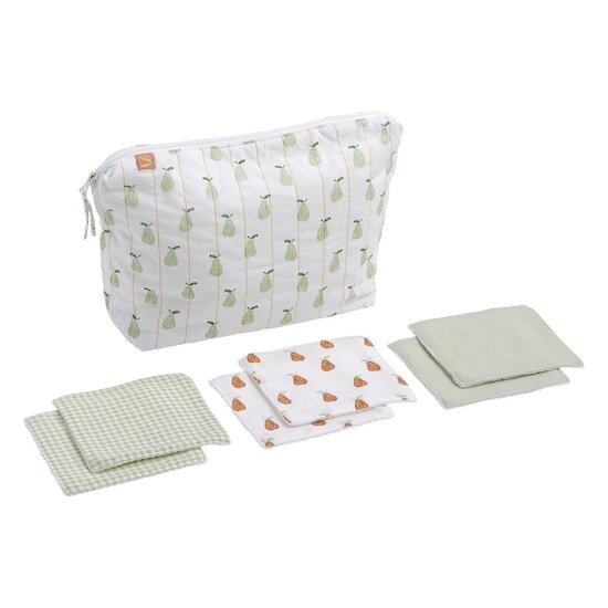 Botanica Trousse de Toilette + Carré Eponge   de Sauthon Baby Déco Botanica Trousse de Toilette + Carré Eponge   de Sauthon Baby Déco