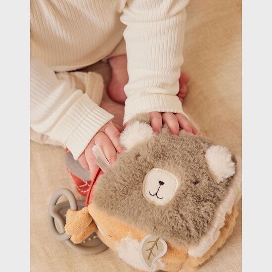 Cube multi-activités Fluffy, Orso et Lily Blanc  de Noukies
