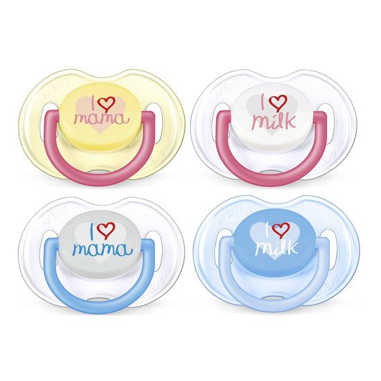 Sucette x2 I love Mama 0-6mois Aléatoire  de Philips AVENT