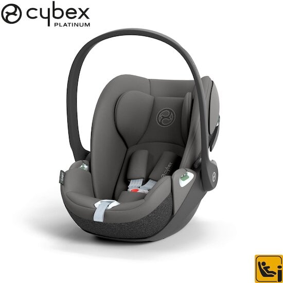 Pack Poussette Beezy + Siège auto Aton S2 i-Size Moon Black de CYBEX, Packs  poussettes : Aubert