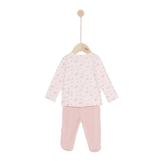 Mes Essentiels Lot 2 Pyjamas Fleurs  de P'tit bisou