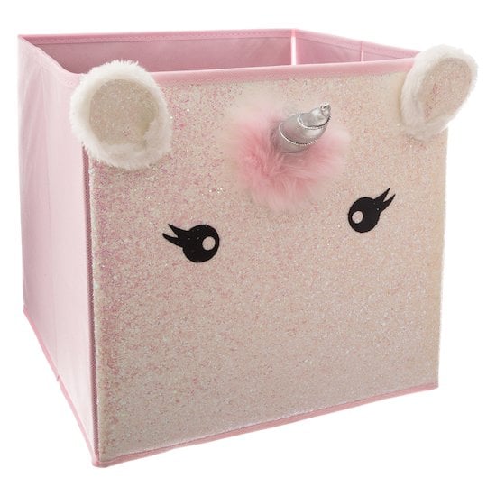 Cube de rangement Licorne pour chambre bébé ou enfant