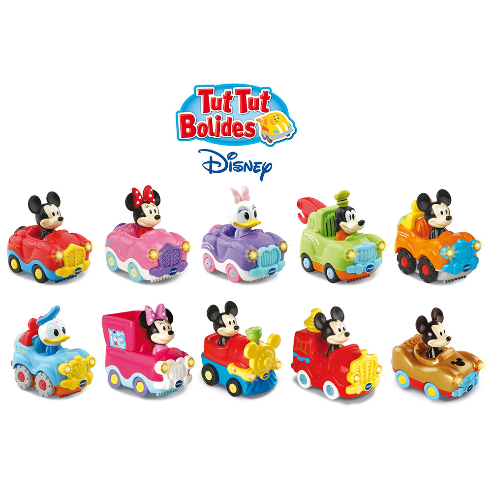 GROS LOT DE 22 Voitures Tut Tut Bolides Disney Mickey Minnie