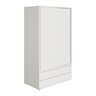 Armoire à portes coulissantes 2 portes 2 tiroirs