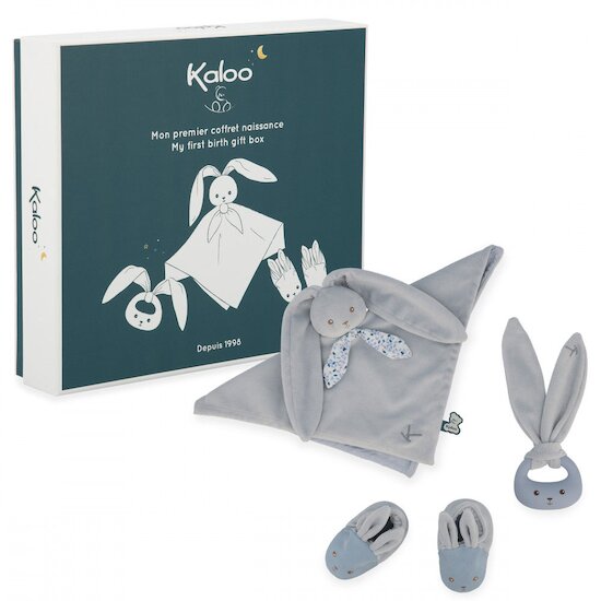 Lapinoo Mon premier coffret de naissance Bleu  de Kaloo Lapinoo Mon premier coffret de naissance Bleu  de Kaloo