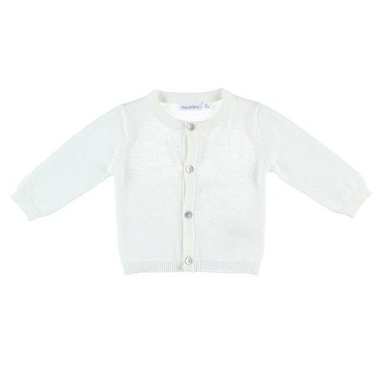 Cardigan tricot collection Cocon Blanc 9 mois de Noukies