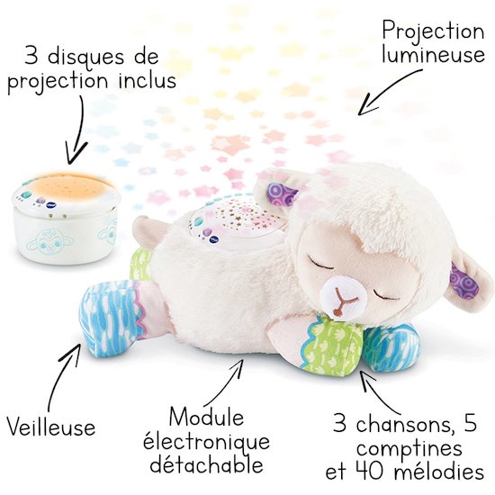 Manon, lumi mouton Nuit étoilée 3-en-1   de Vtech Manon, lumi mouton Nuit étoilée 3-en-1   de Vtech