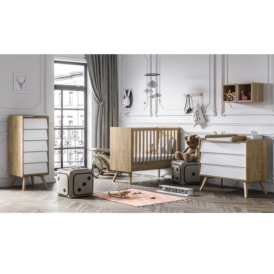Chiffonnier Vintage Bois / Blanc  de Vox Chiffonnier Vintage Bois / Blanc  de Vox