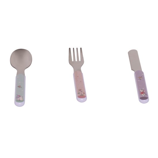 Lilou & Perlin set couverts    de Galipette