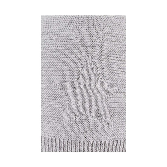 Bonnet tricot en coton biologique Gris 43 cm de Sterntaler