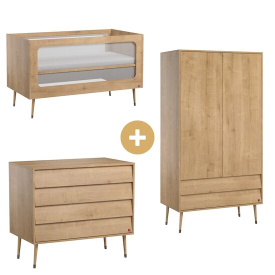 Chambre Bosque : Lit 70x140 + Armoire + Commode   de Vox Chambre Bosque : Lit 70x140 + Armoire + Commode   de Vox
