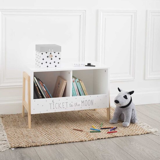 Bibliothèque enfant Blanc Bois  de Atmosphera Bibliothèque enfant Blanc Bois  de Atmosphera