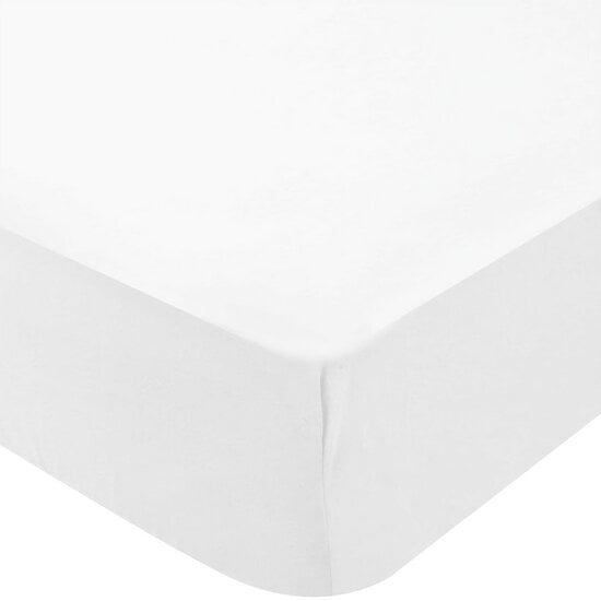 Drap-housse en coton bio Blanc 40 x 80 cm de Domiva