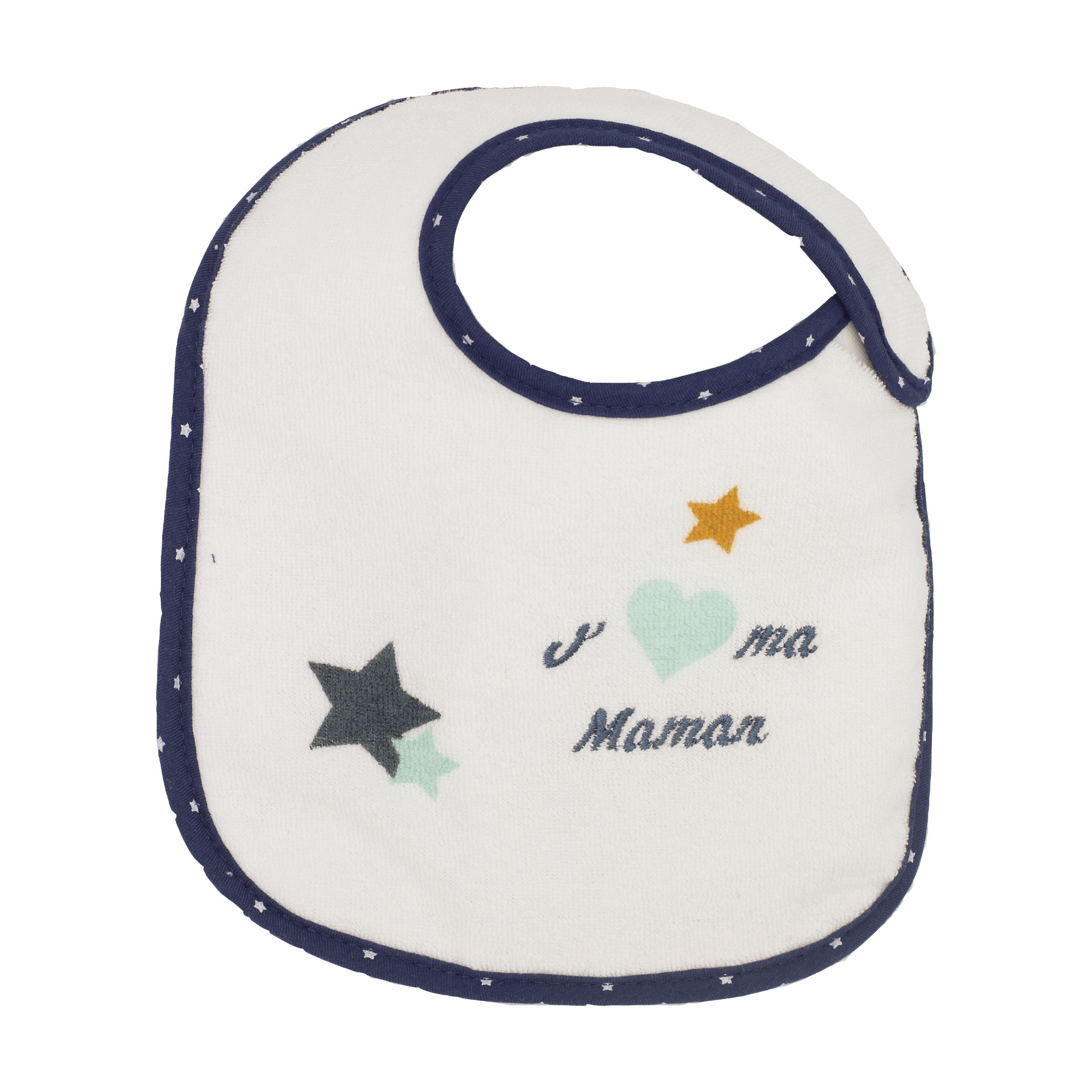 Lot de 7 bavoirs naissance Baby love garçon de Trois Kilos Sept, Bavoirs :  Aubert