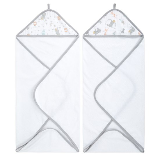 Lot de 2 Capes de Bain Dumbo  de aden + anais essentials