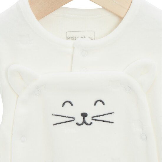 Pyjama Écru Poudre  de P'tit bisou
