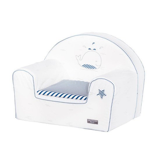 Blue Baleine fauteuil club   de Sauthon Baby's Sweet Home