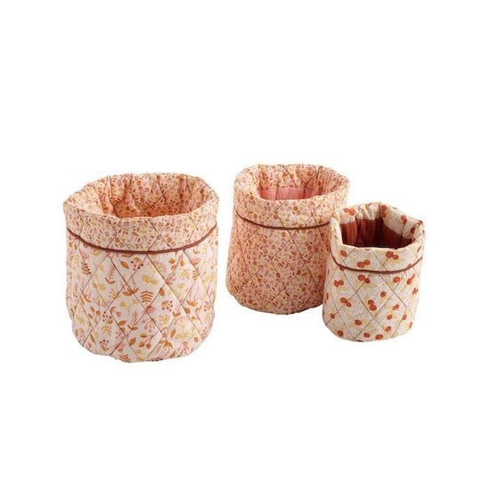 Esmée Lot de 3 paniers   de Sauthon Baby Déco