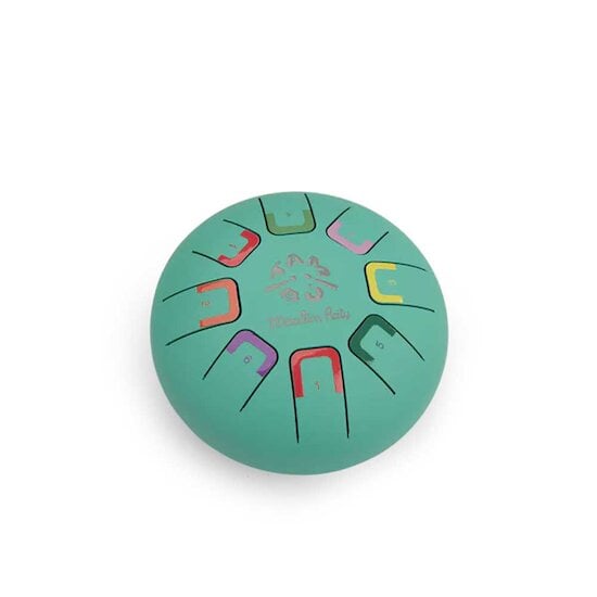 Dans la jungle Petit tambour à languettes Vert  de Moulin Roty