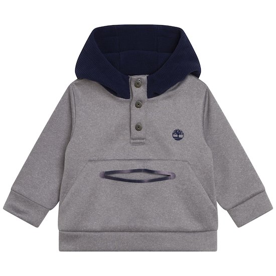 Sweat à capuche Gris chiné 18 mois de Timberland
