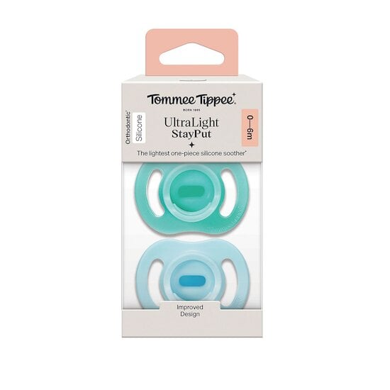 Lot de 2 sucettes ultra-légères Aléatoire  de Tommee Tippee