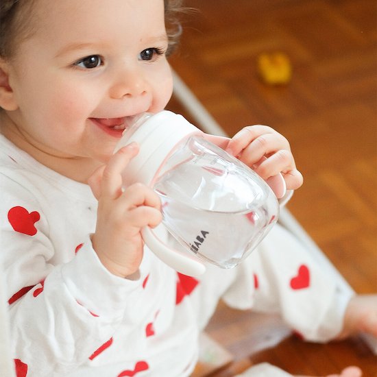 Biberon d'apprentissage Old Pink 210 ml de Béaba