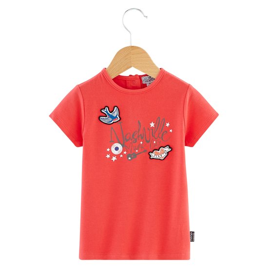 T-shirt manches courtes collection Nashville Music City Fille Rouge 18 mois de Nano & nanette