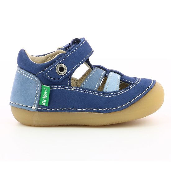 Chaussure Sushy Bleu tricolore 24 de Kickers