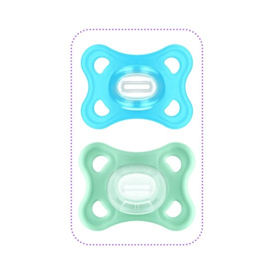 Lot de 2 sucettes ultra-douce 0-6 mois de Philips AVENT, Sucettes