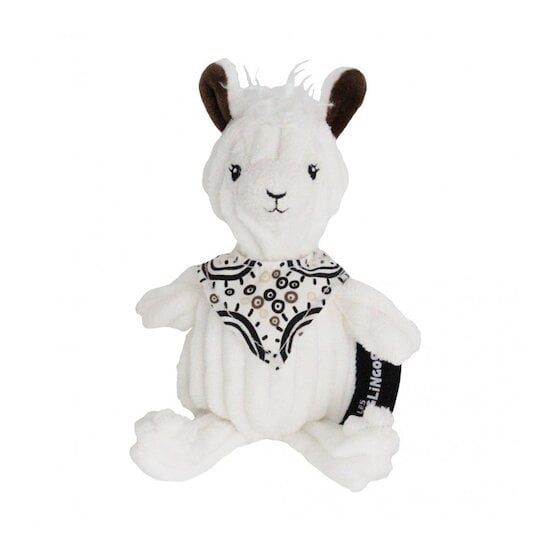 Peluche en boîte Petit Simply Muchachos le lama Blanc  de Les Déglingos