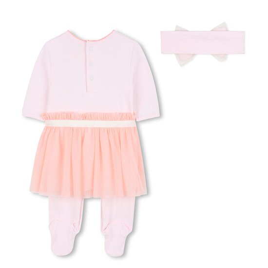 Pyjama à manches longues + nœud Rose  de Billieblush Pyjama à manches longues + nœud Rose  de Billieblush