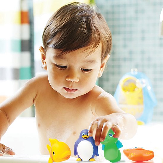 Jouets de bain - Aspergeurs, canards et livre de bain pour bébé