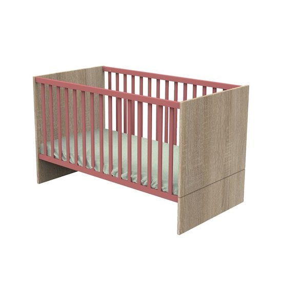 Nova new Little Big Bed 70x140 Rose canyon  de Sauthon Baby's Sweet Home