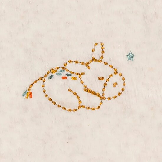 Félix et Léo Gigoteuse Popeline + Mouffles 60 cm Beige 0 - 3 mois de Nattou