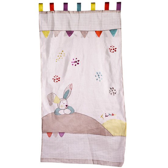 Tinoo rideau organdi 105x180 cm Beige  de Sauthon Baby Déco