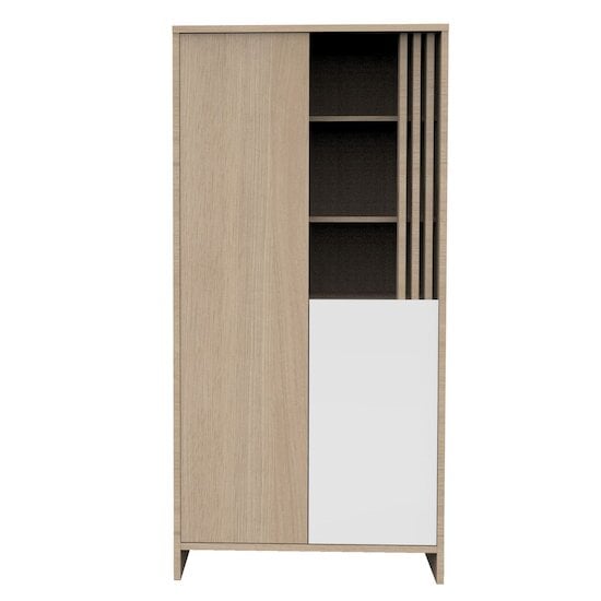 Tokyo Armoire Chêne Suave Blanc  de Sauthon Baby's Sweet Home