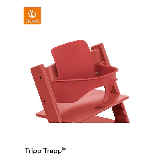 Baby Set™ Tripp Trapp® + Patin Rouge chaud  de Stokke®