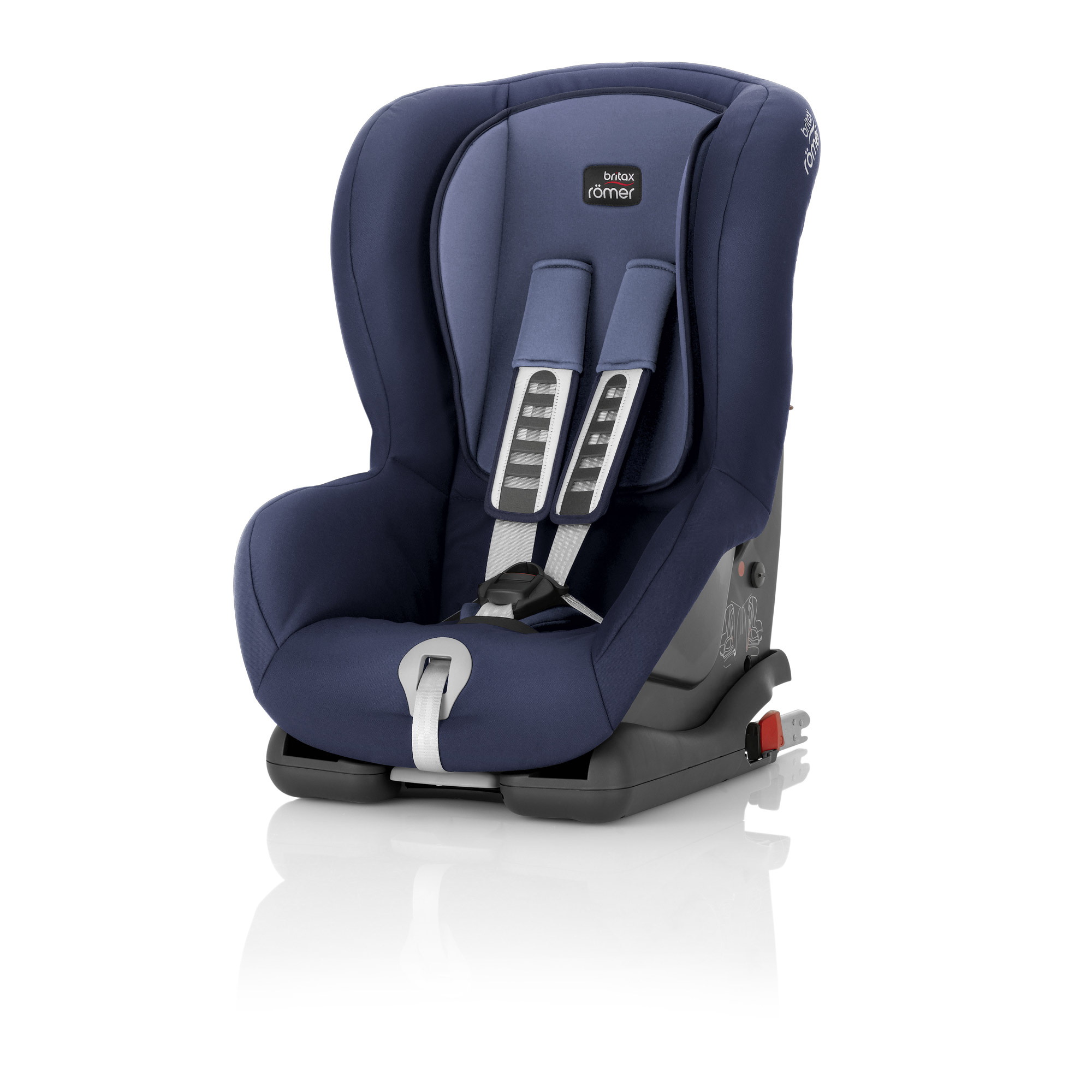 Installation avec la ceinture de sécurité du siège-auto Duo Plus groupe 1  par Britax Römer 