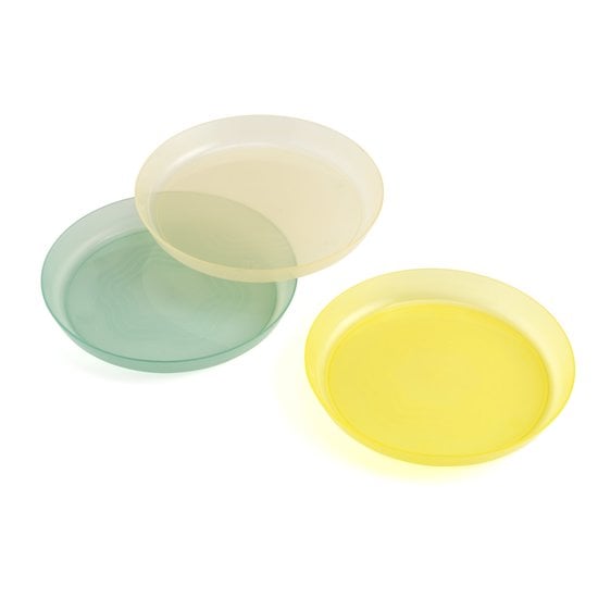 Set de 3 assiettes Vert/Jaune  de Formula Baby