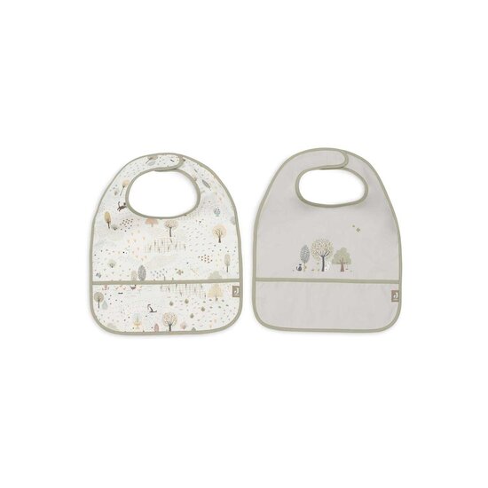 Lot 2 Bavoirs Imperméables Tiny Park  de Jollein