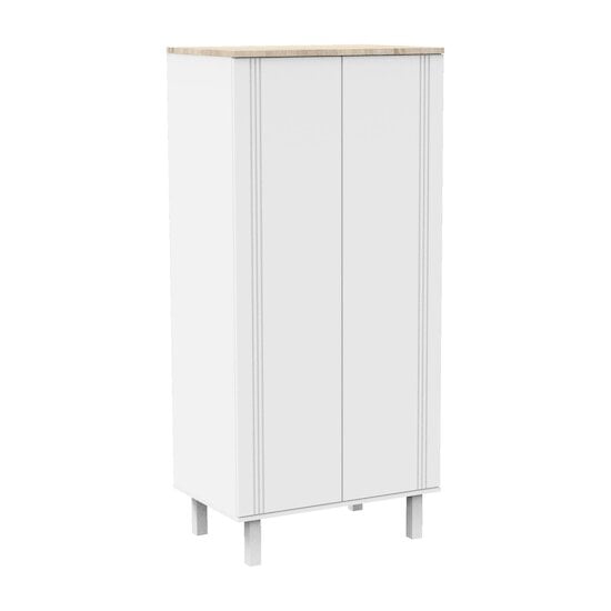 Eléonore Armoire 2 portes Blanc  de Sauthon Baby's Sweet Home