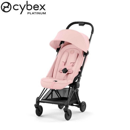 Poussette Coya Matt Black/Peach Pink  de CYBEX