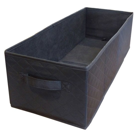 Panier pour meuble de bain Noir Grand modèle de Quax