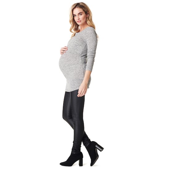 Top d’allaitement Lane Grey Melange  de Noppies maternity Top d’allaitement Lane Grey Melange  de Noppies maternity