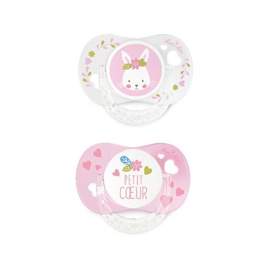 Luc et Léa Nature Sucette silicone anatomique 0-6 mois - Tétine bébé