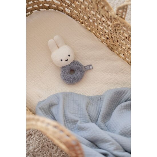 Hochet Miffy Fluffy Bleu  de Miffy