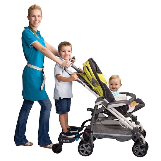 Planche poussette Buggy Board Maxi Rouge  de Lascal